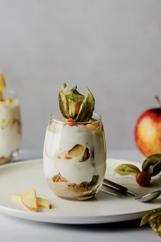 Apfel Schicht Dessert