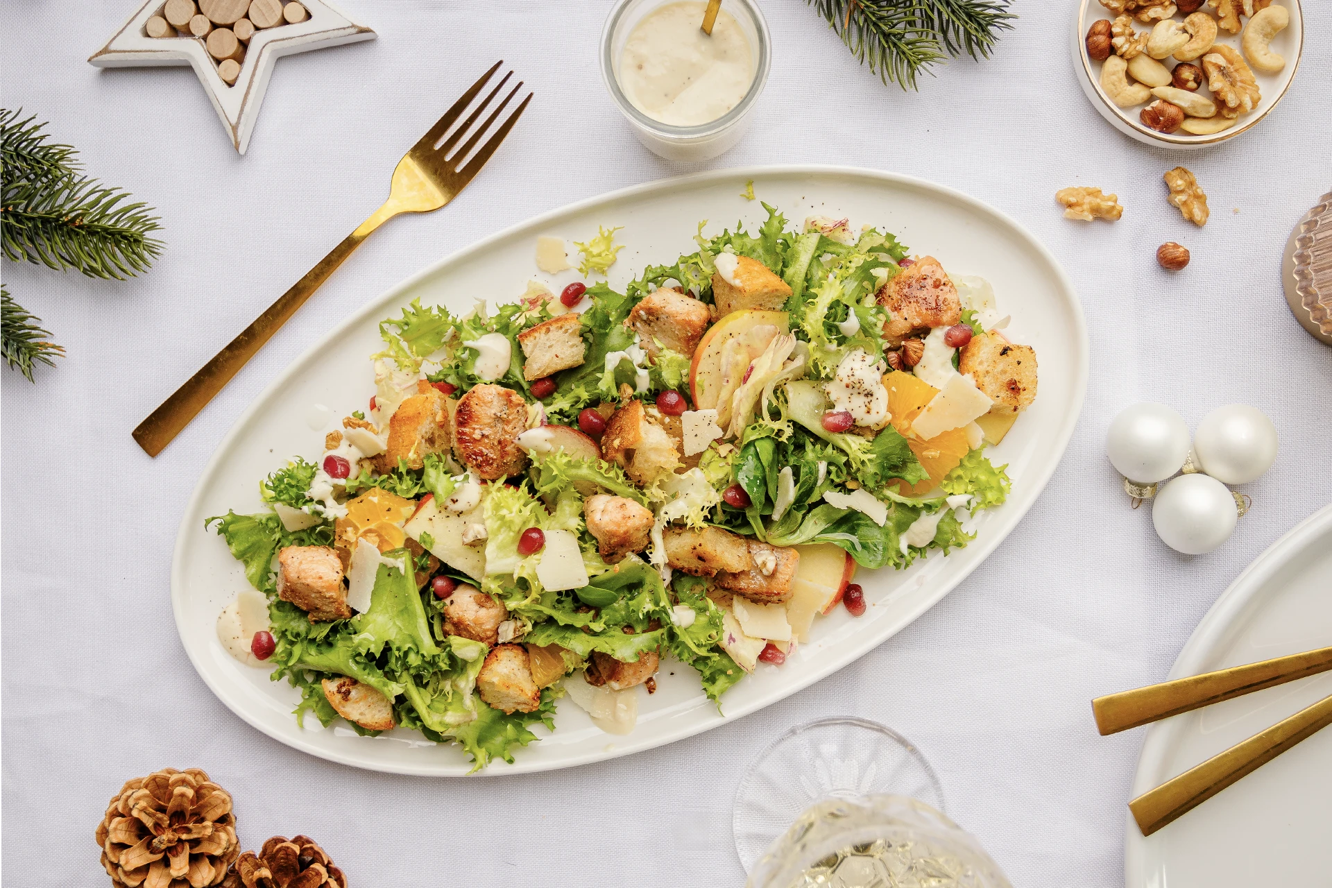 Caesar Salad mit Bio-Putenbrust